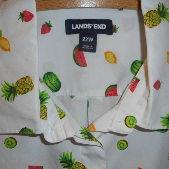 Fruit Button Shirt by Land's End - Picture 2 of 2